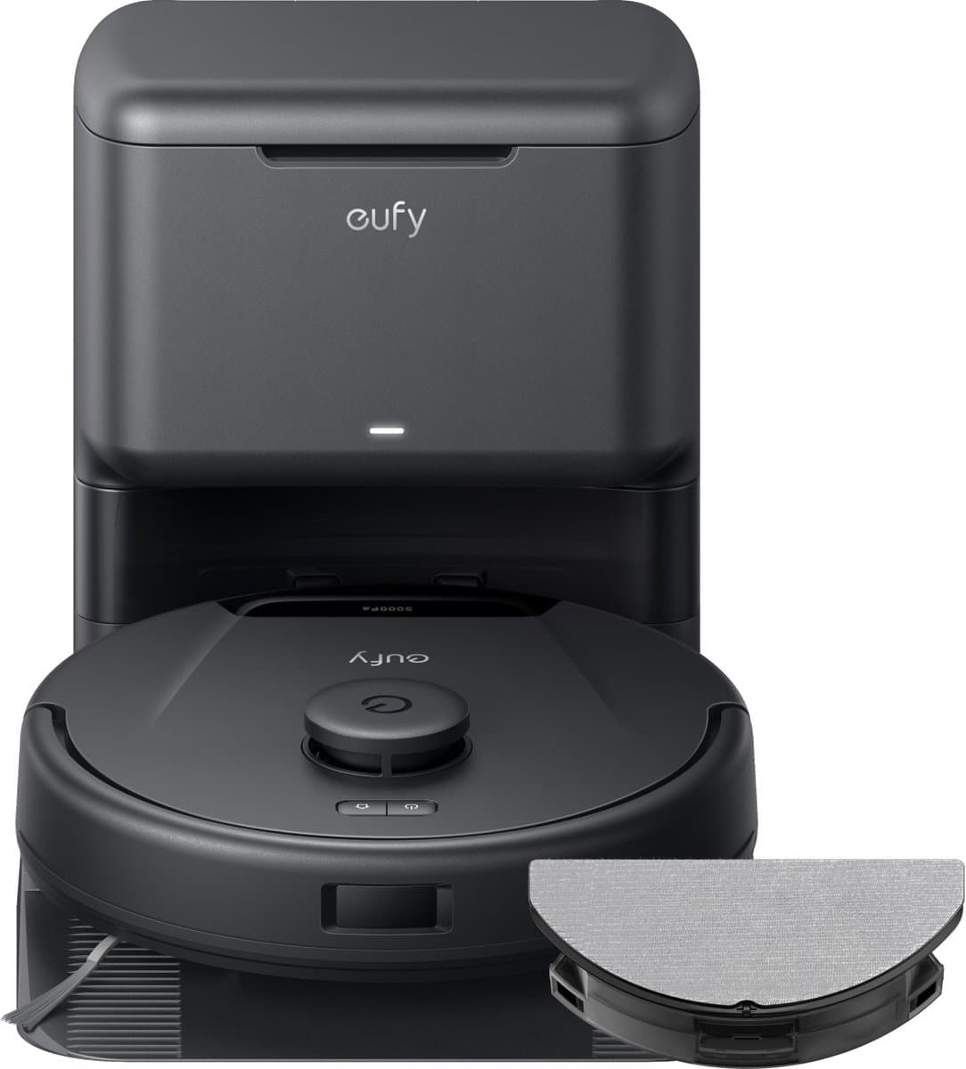 eufy Clean L60 Hybrid SES Robotstofzuiger met dweilfunctie - Robot Vacuum - 5.000 Pa Zuigkracht, Met automatisch leegstation, Bestuurbaar via smartphone