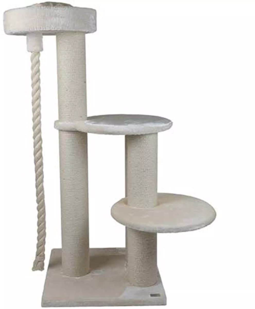 Quapas - XXL krabpaal - katten krabpaal - groot - maine coon - boskat - Sturdy creame - 44kg - 143cm h