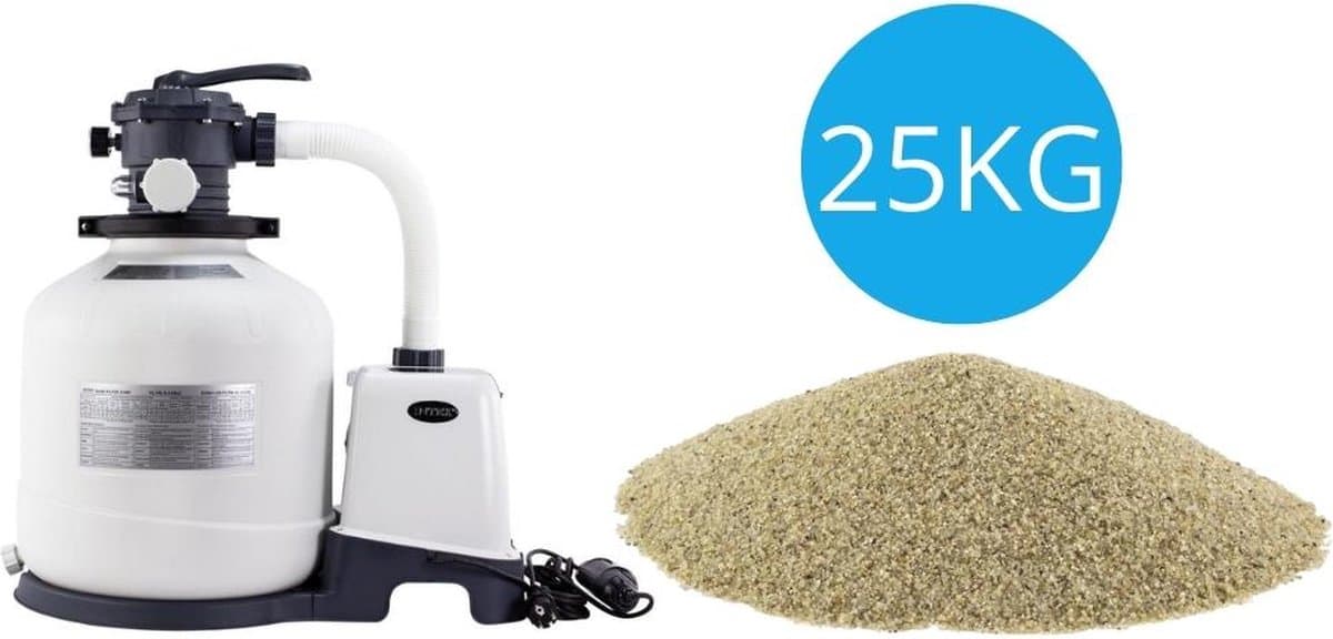 Intex - Zandfilterpomp 3500 L/u & Filterzand 25 kg