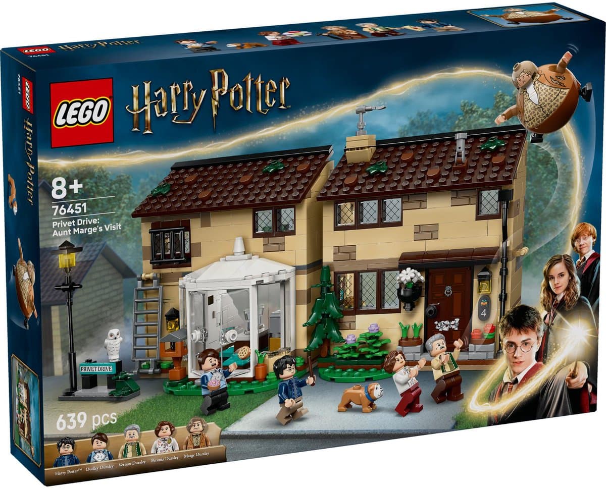 LEGO Harry Potter Ligusterlaan: Bezoek van Tante Margot Bouwpakket - 76451