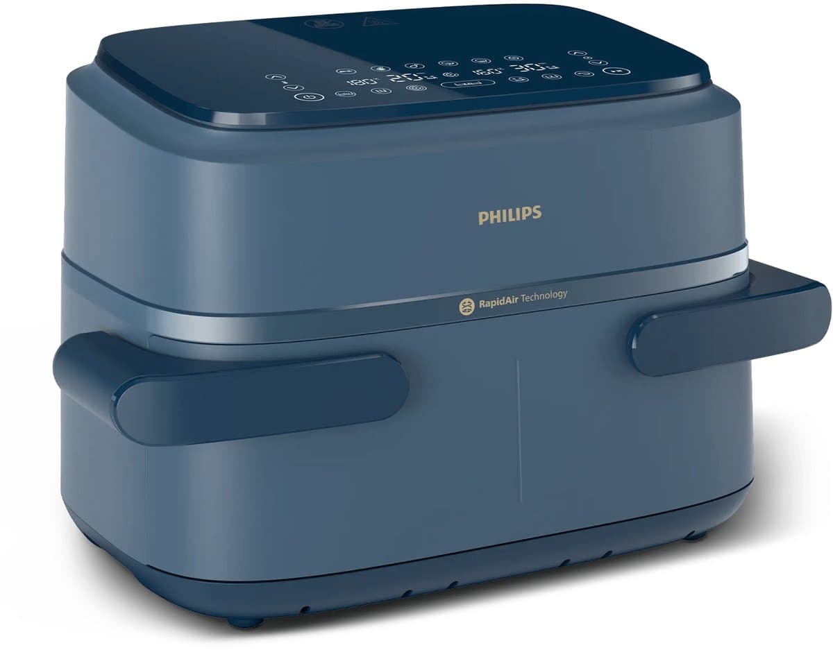 Philips 1000 series NA156/60 - Dubbele airfryer - Heteluchtfriteuse - Vrijstaand - 7,1l - 2450 W