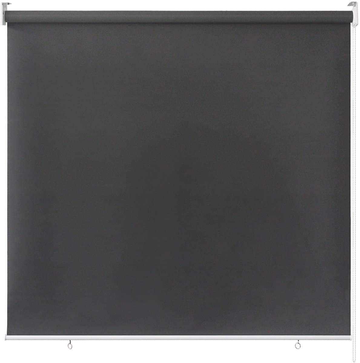 Verduisterend Rolgordijn 180x240cm Buiten Zonder Boren Met Reflecterende Thermofunctie UV-Beschermend Springrolluik Voor Raam Deur Tuin Antraciet NAIZY
