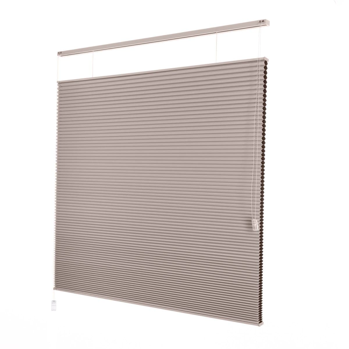 Dutchblinds - Plisségordijnen - verduisterend - Sand - 40 x 175 cm - Raamdecoratie op maat