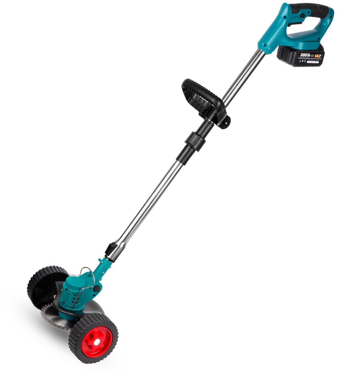 Onkruidborstel - Grasmaaier - Elektrische Snoeischaar - 2 Accu's - 1500 Watt - 15000 MaH - Telescopische Buis - 3 Verschillende Snijbladen