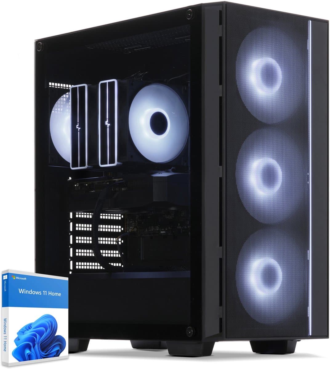 Sedatech Advanced Gaming PC ATX • Intel i5-12400F 6x 2.5GHz • Geforce RTX4060Ti • 32Gb RAM • 1Tb SSD M.2 • WiFi • Bluetooth, USB C • Windows 11 • Desktop computer