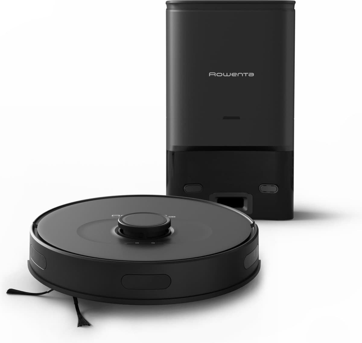 Rowenta X-Plorer Serie 75S+ RR8585 - Robotstofzuiger met dweilfunctie - Automatisch leegstation - Zwart