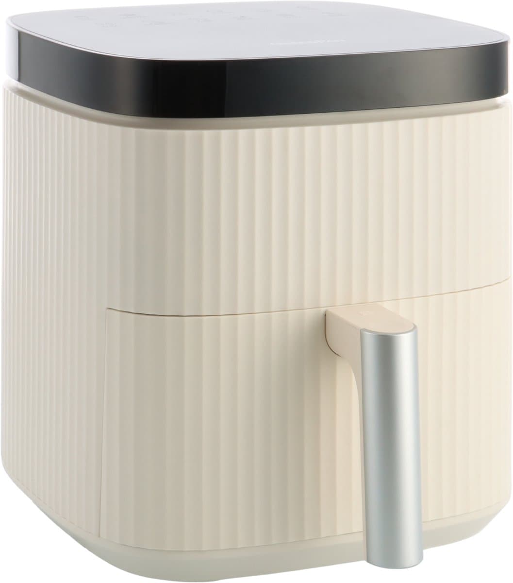 Greenpan Silhouette Air Fryer XL - 5L - enkele mand - tot 4 personen - PFAS-vrij - 12 programma's - Automatisch uitschakelen - Met timerfunctie - Cream