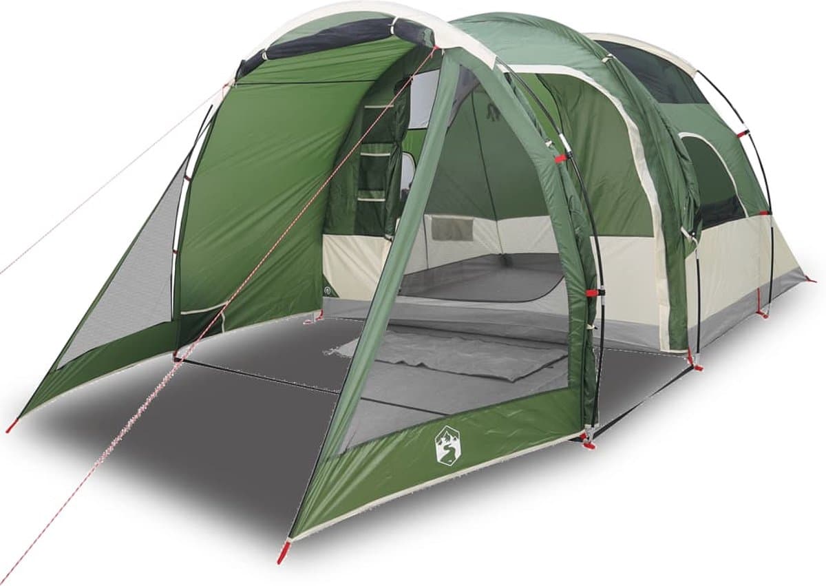 vidaXL - Tunneltent - 4-persoons - waterdicht - groen