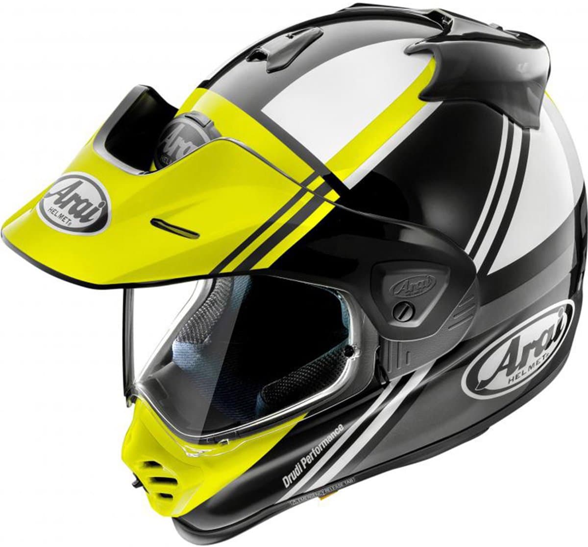 Arai TOUR-X5 Cosmic Fluo Geel Adventure Helm - Helm