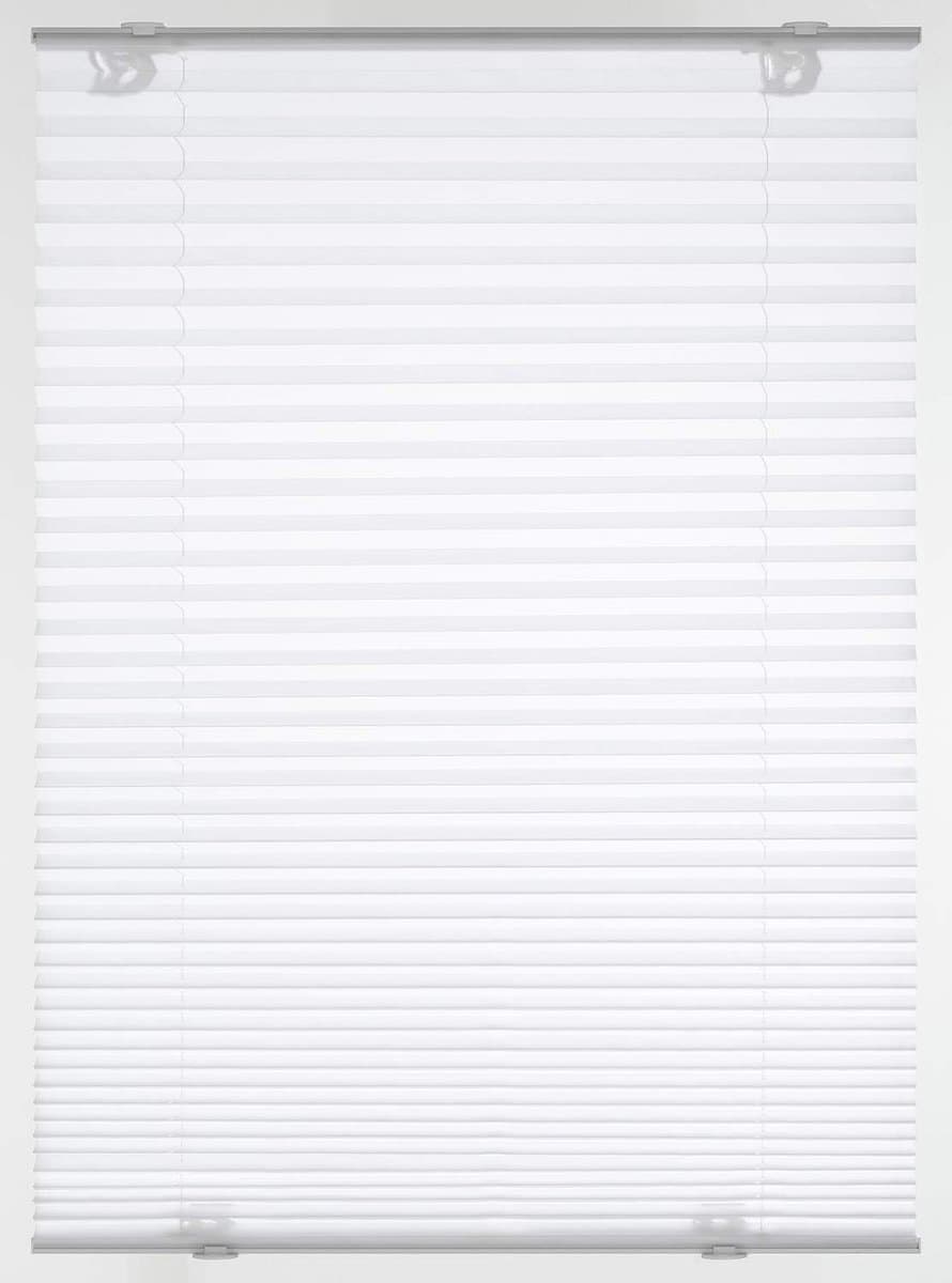 Plissé Gordijn - Raambekleding - Dakramen - Zuignap Montage - 50x122 cm - Wit