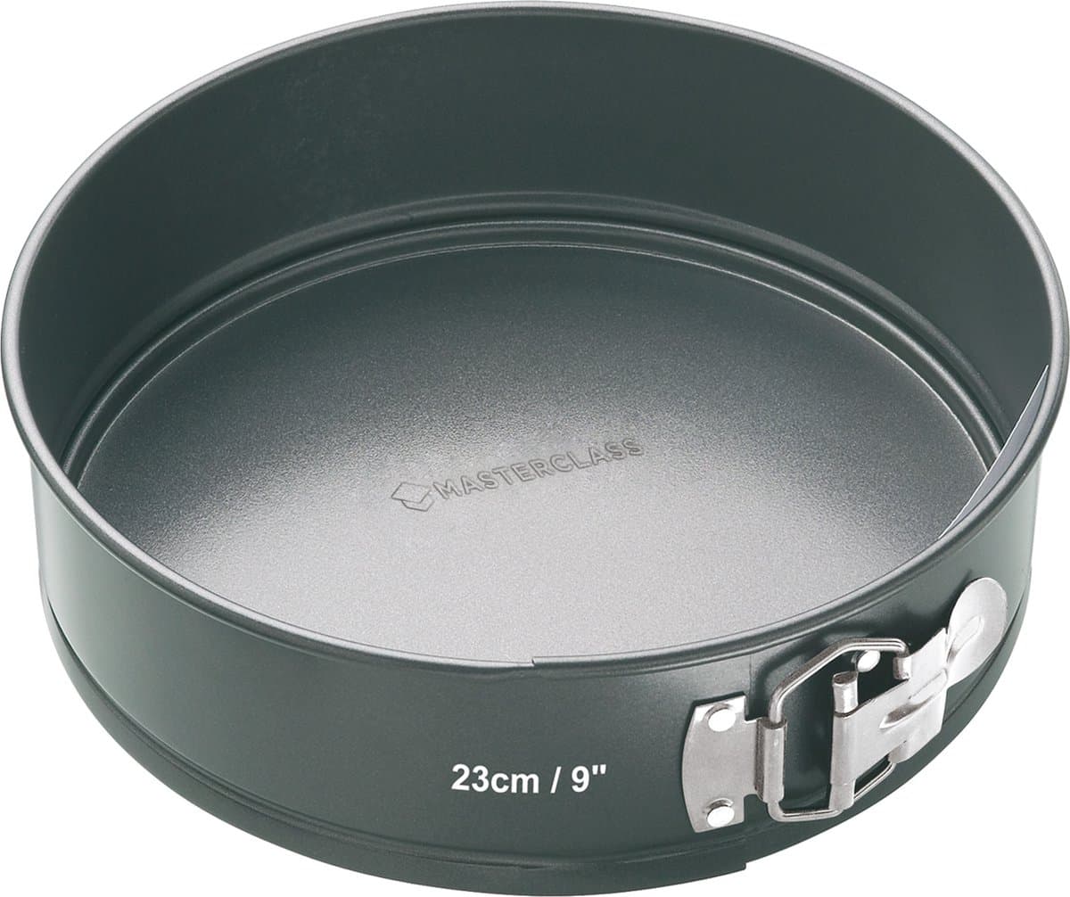 Masterclass Springvorm Met Antiaanbaklaag - Losse Bodem En Springvormmechanisme Als Opening 23 cm (9 ")