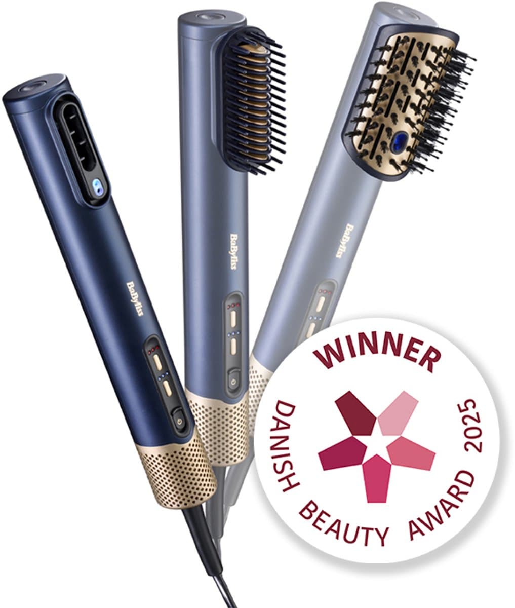 BaByliss 3-in-1 Wet to Dry Air Wand AS6550E Föhn - Drogen / Stylen / Volume - High Speed Digitale Haardroger (123km/h) - Bekend van TV