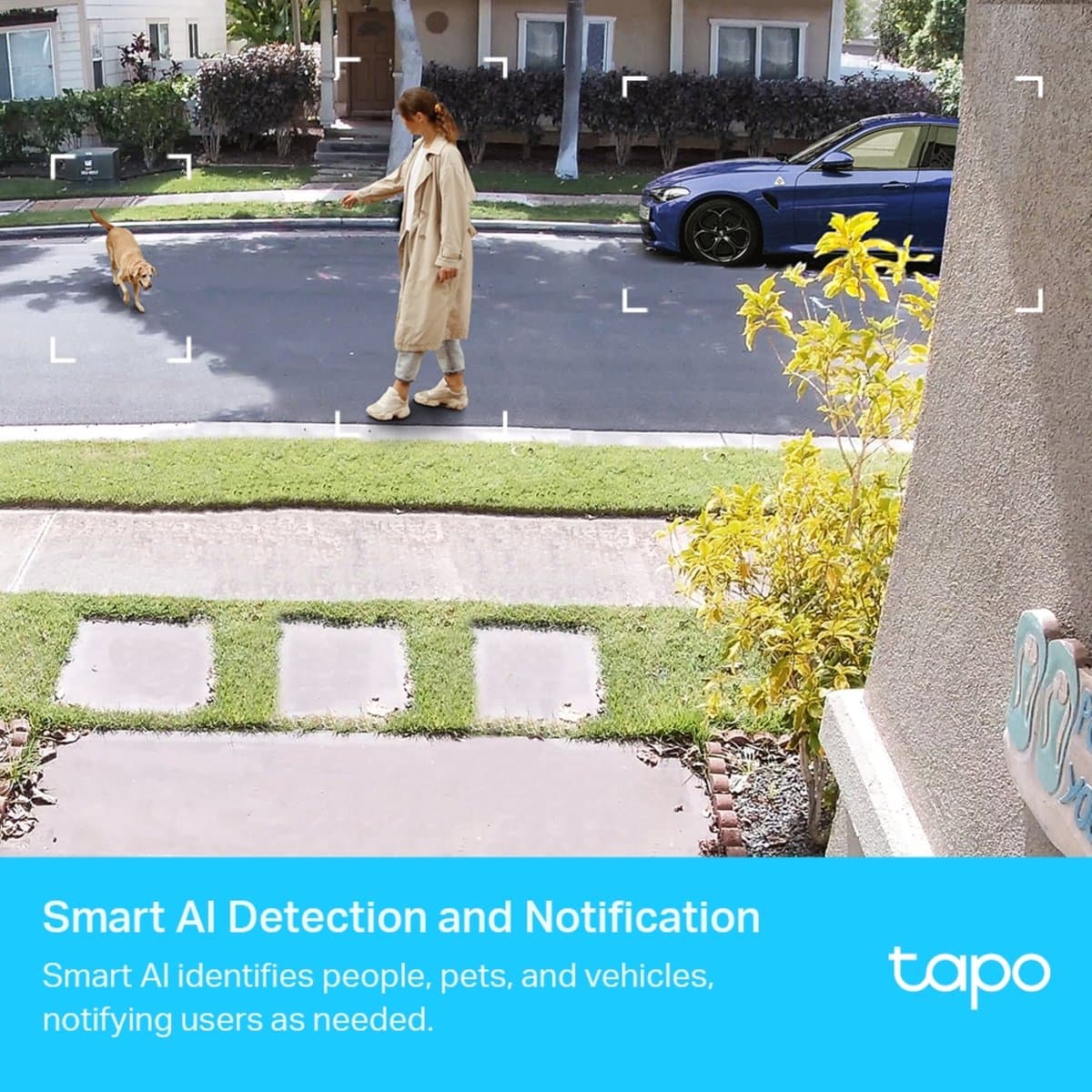 TP-Link Tapo C400S2 - 2 beveiligingscamera's voor binnen & buiten + hub - 1080P - Tot 180 dagen batterij - IP-camera