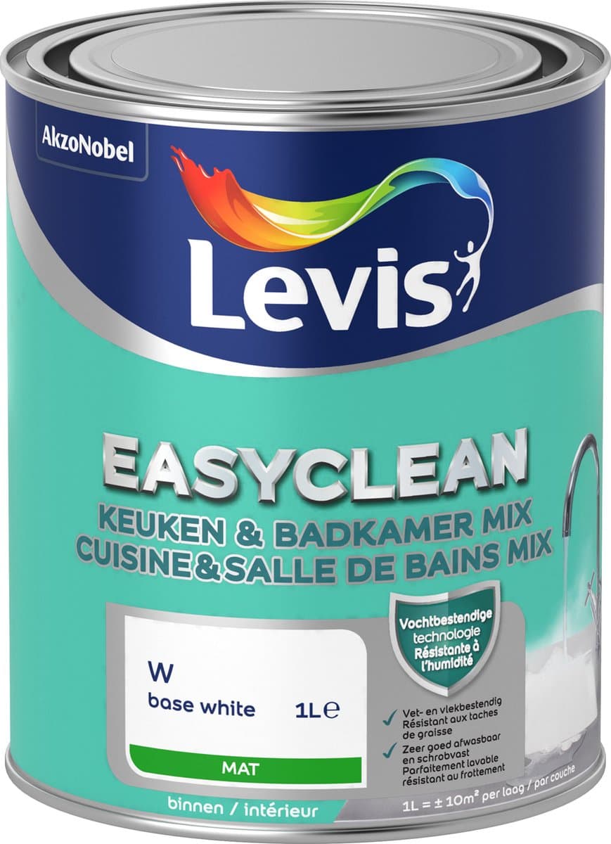 Levis - Easyclean Keuken & Badkamer Mix - Shady Purple C30 - Mengverf - 1 L