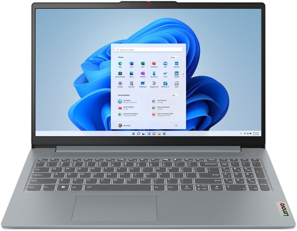 Lenovo IdeaPad Slim 3 15AMN8 15" FHD, R5-7520U, 8GB, 512GB, W11