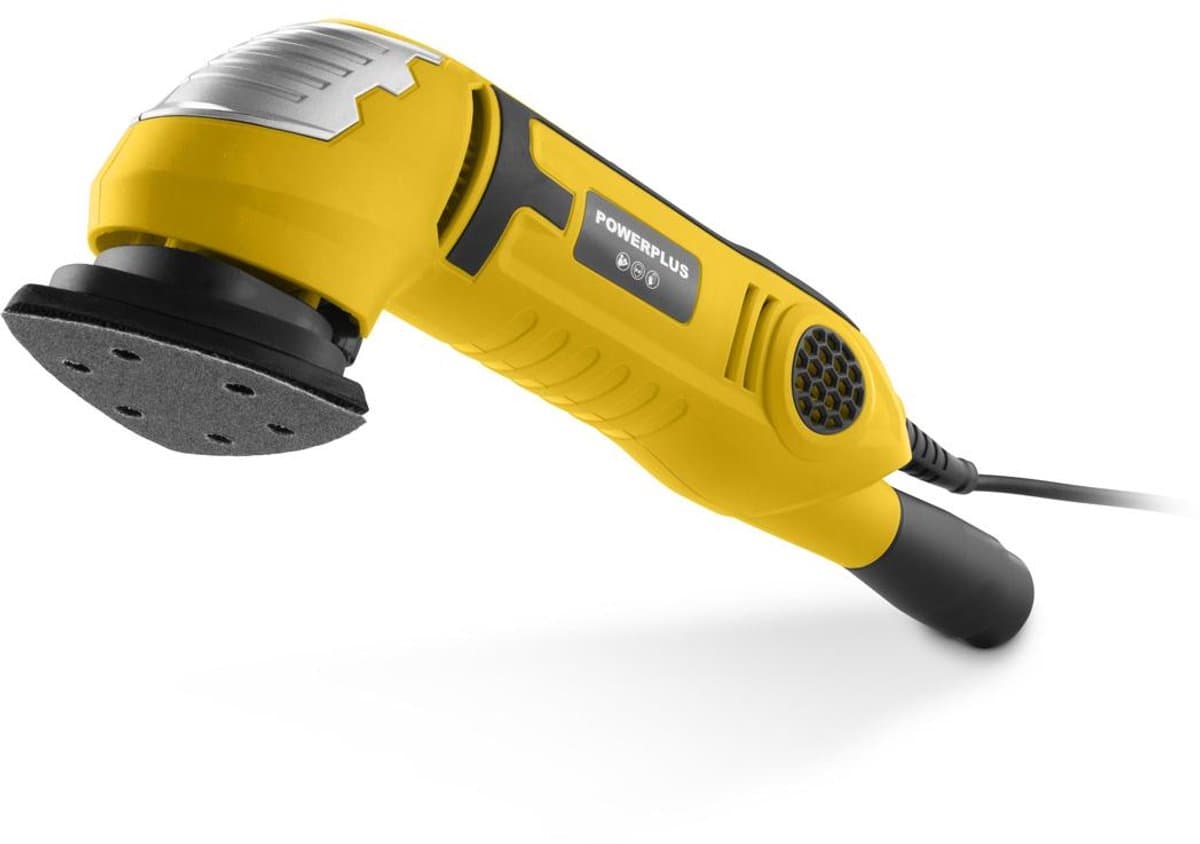 Powerplus delta schuurmachine POWX0490 - 300 W driehoekschuurmachine - met 3 driehoekige schuurbladen, stofzuigeraansluiting