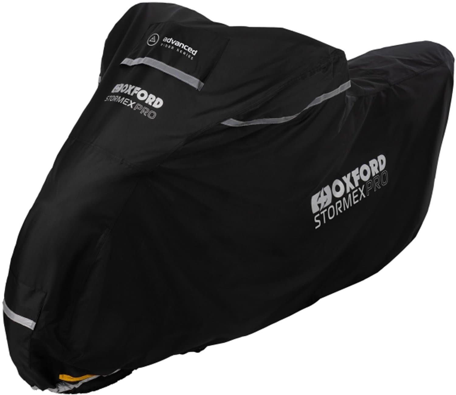 Oxford Stormex-Pro Motor hoes - Waterdichte Hoes, dubbel uitgevoerd en dus uniek - Oxford Stormex-Pro Motorhoes met opbergtasje - Maat XL - (277 x 103 x 141cm)