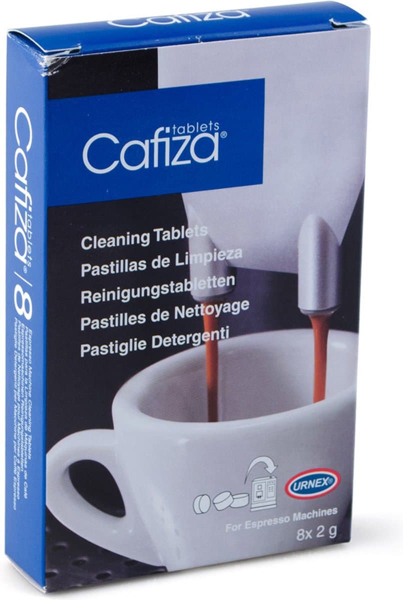 Urnex Cafiza - Espresso- en koffiemachine Reinigingstabletten 2g (coffee machine cleaning tablets) - 8 stuks