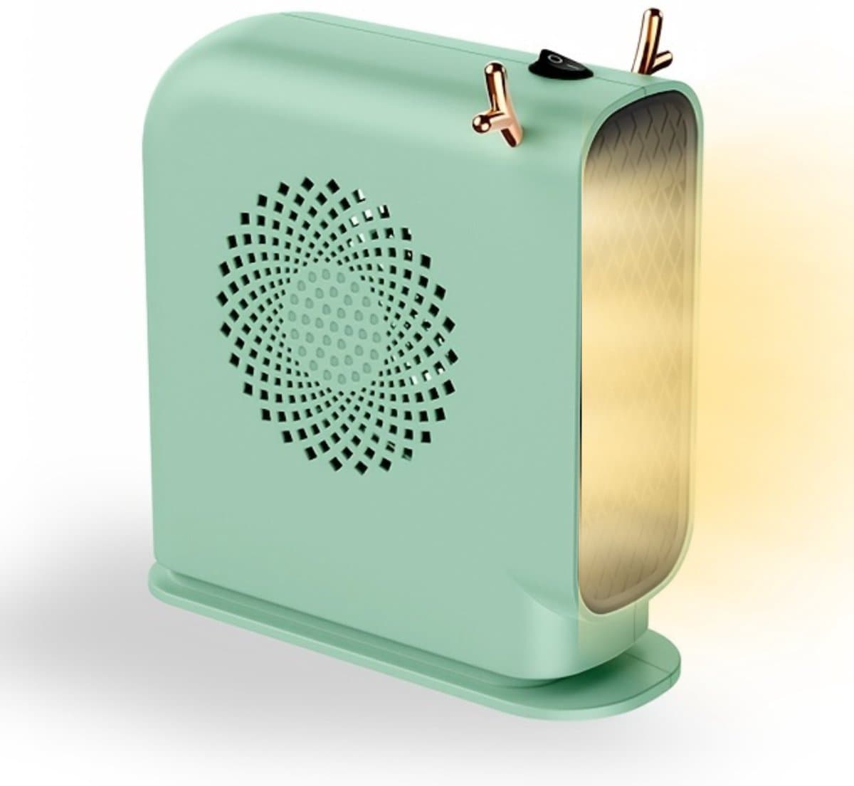Nivard Elektrische Kachel - Haard - Heater - Mini Kachel - Bureau - Groen