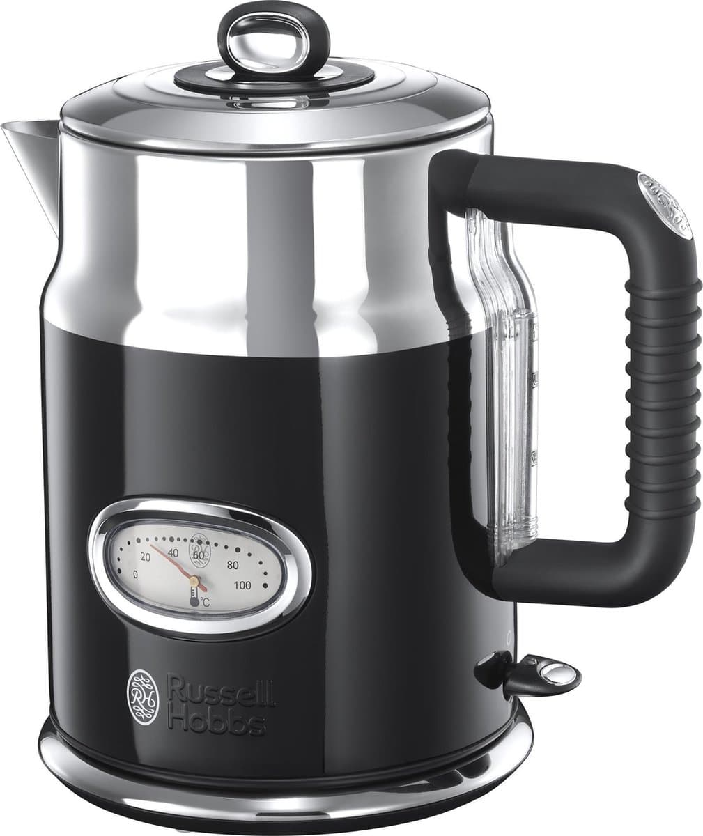Russell Hobbs 21671-70 Retro Classic Noir Waterkoker - Zwart