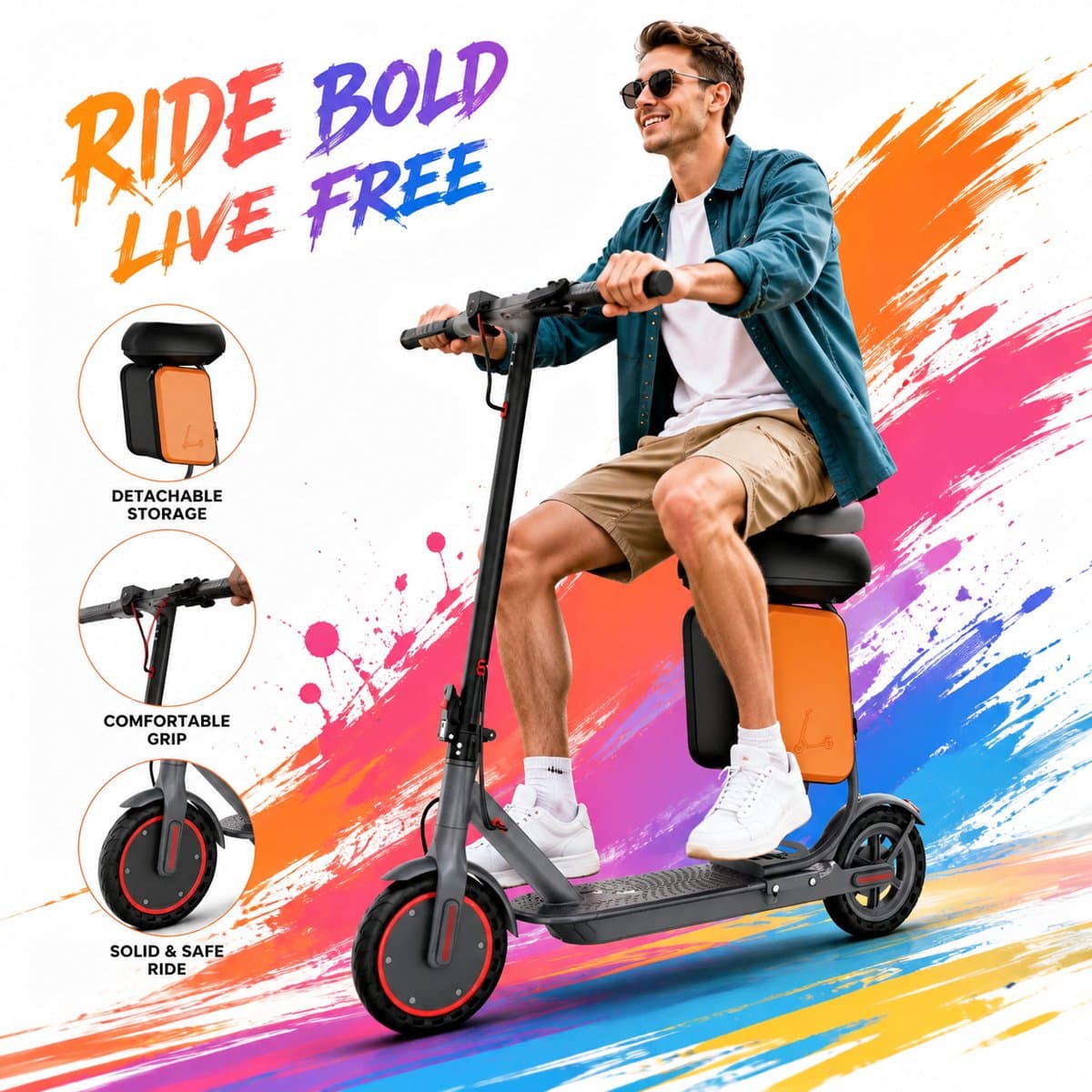 Elektrische step voor volwassenen 350W , opvouwbaar aluminium frame, 8,5 inch, actieradius 16KM