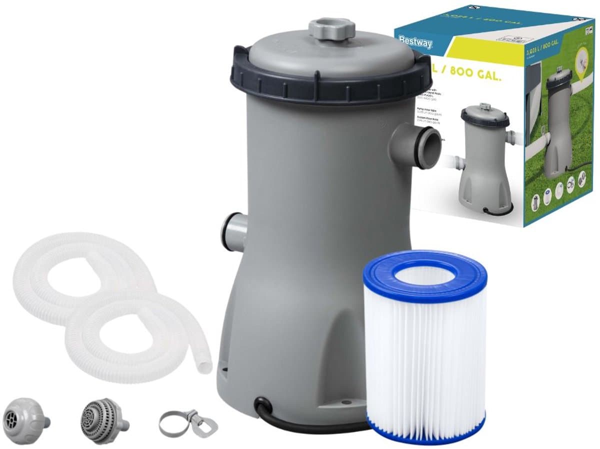 Bestway Zwembadpomp met filter - 58386 3028l/h