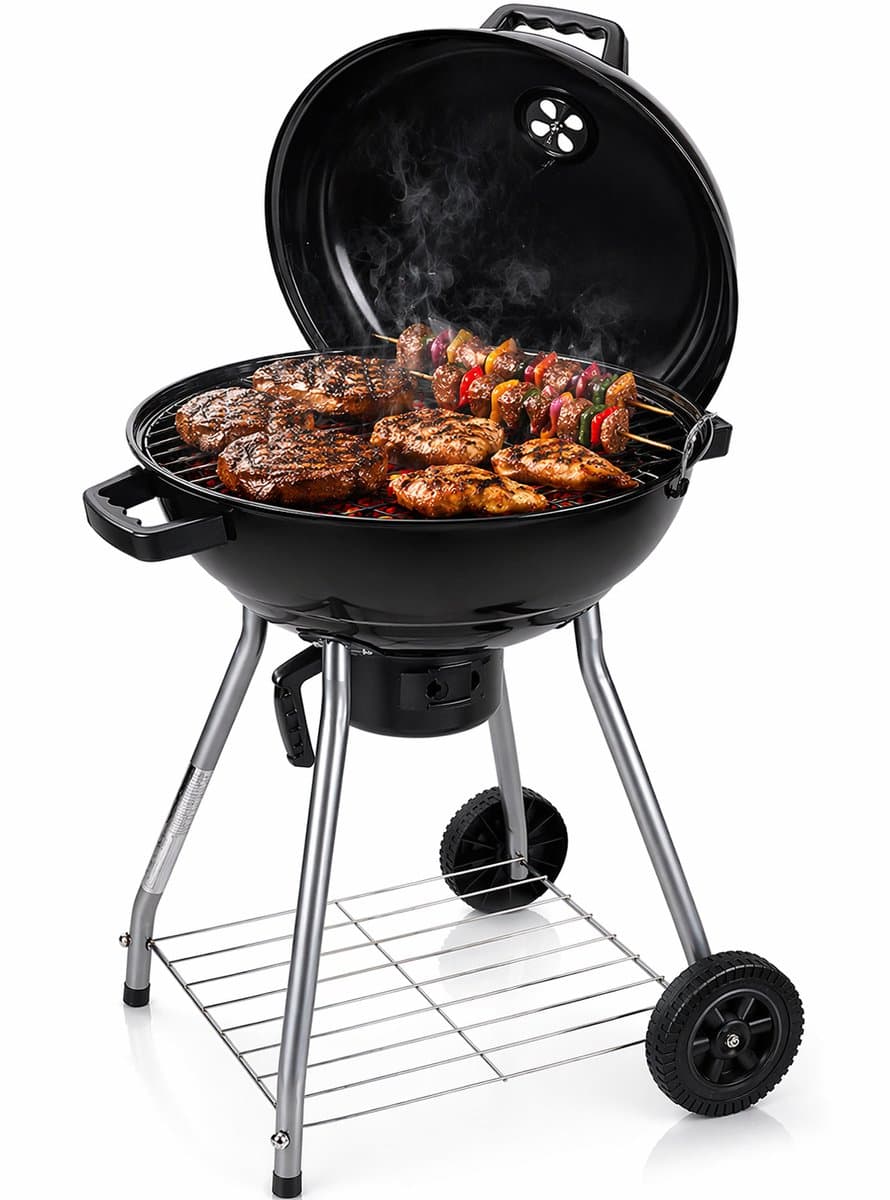 BBQ Collection Barbecue met Deksel - BBQ Houtskool met Asopvangbak - Barbeque Grill - Ø 45 cm