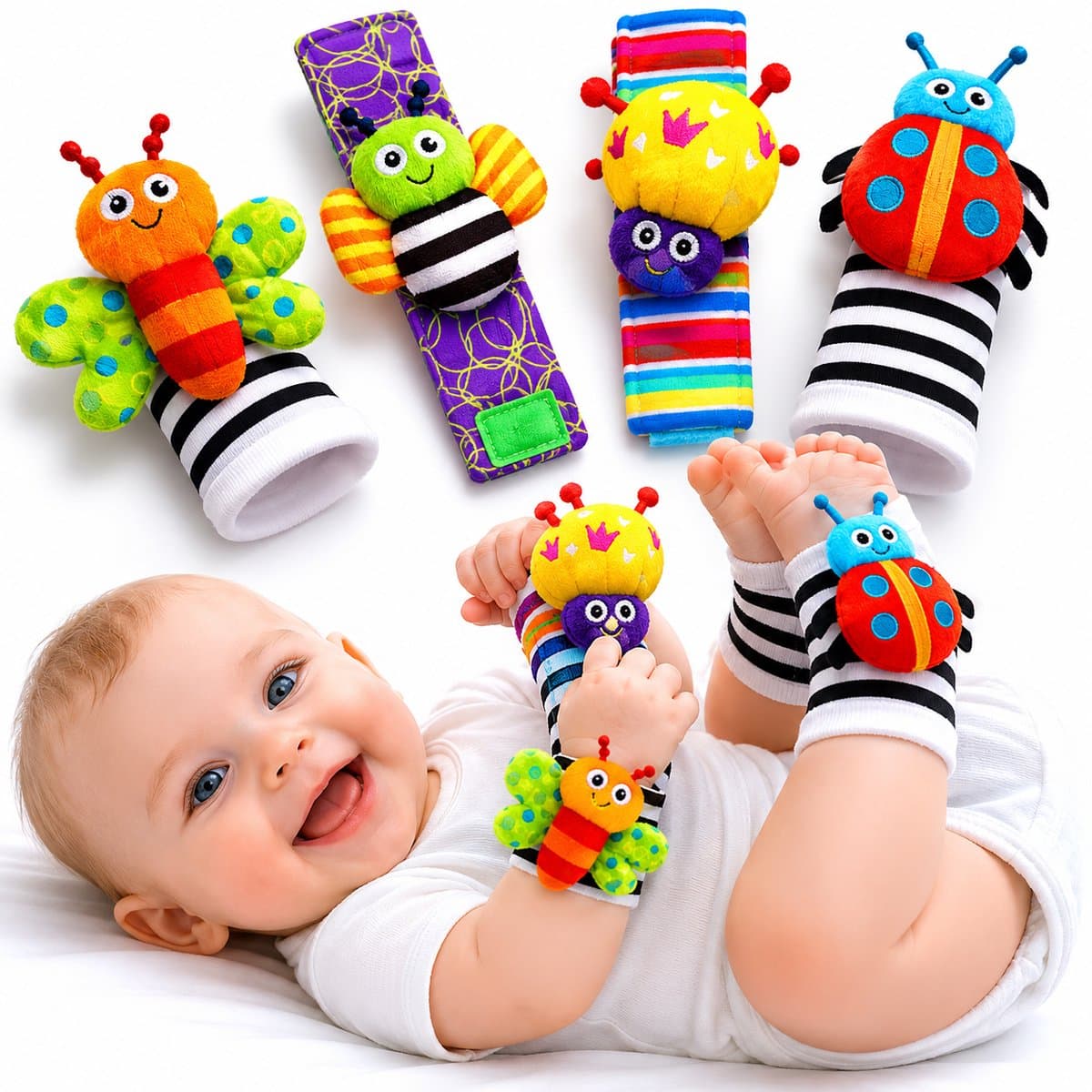 BOTC Babysokken - Beestenbende - Antislip - 0-6 maanden - Babysokjes - Baby Slofjes - Kraamcadeau - Baby Cadeau