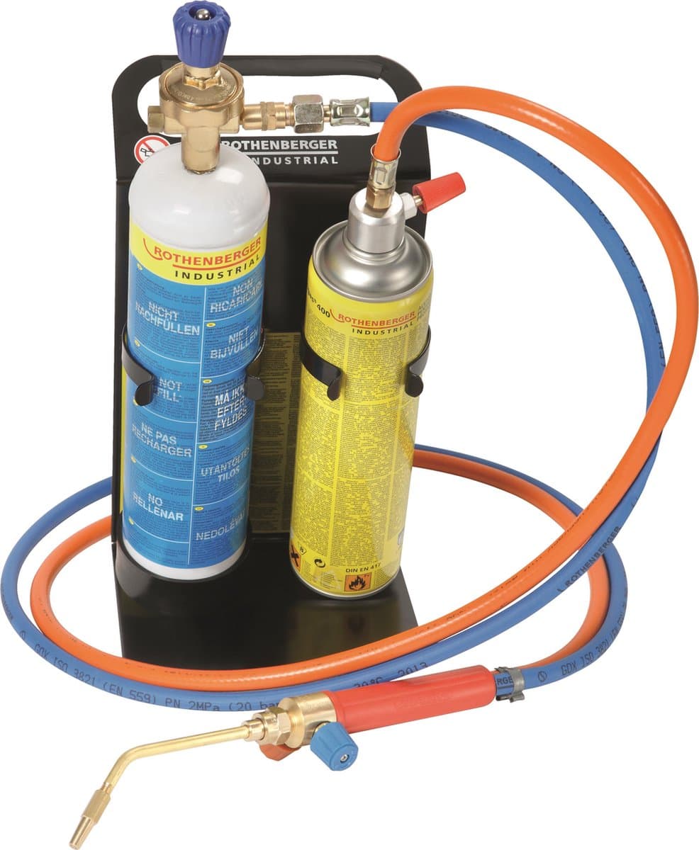 Rothenberger Roxy Kit Plus - Autogeen Lasapparaat - Incl. Gas- en Zuurstoftank
