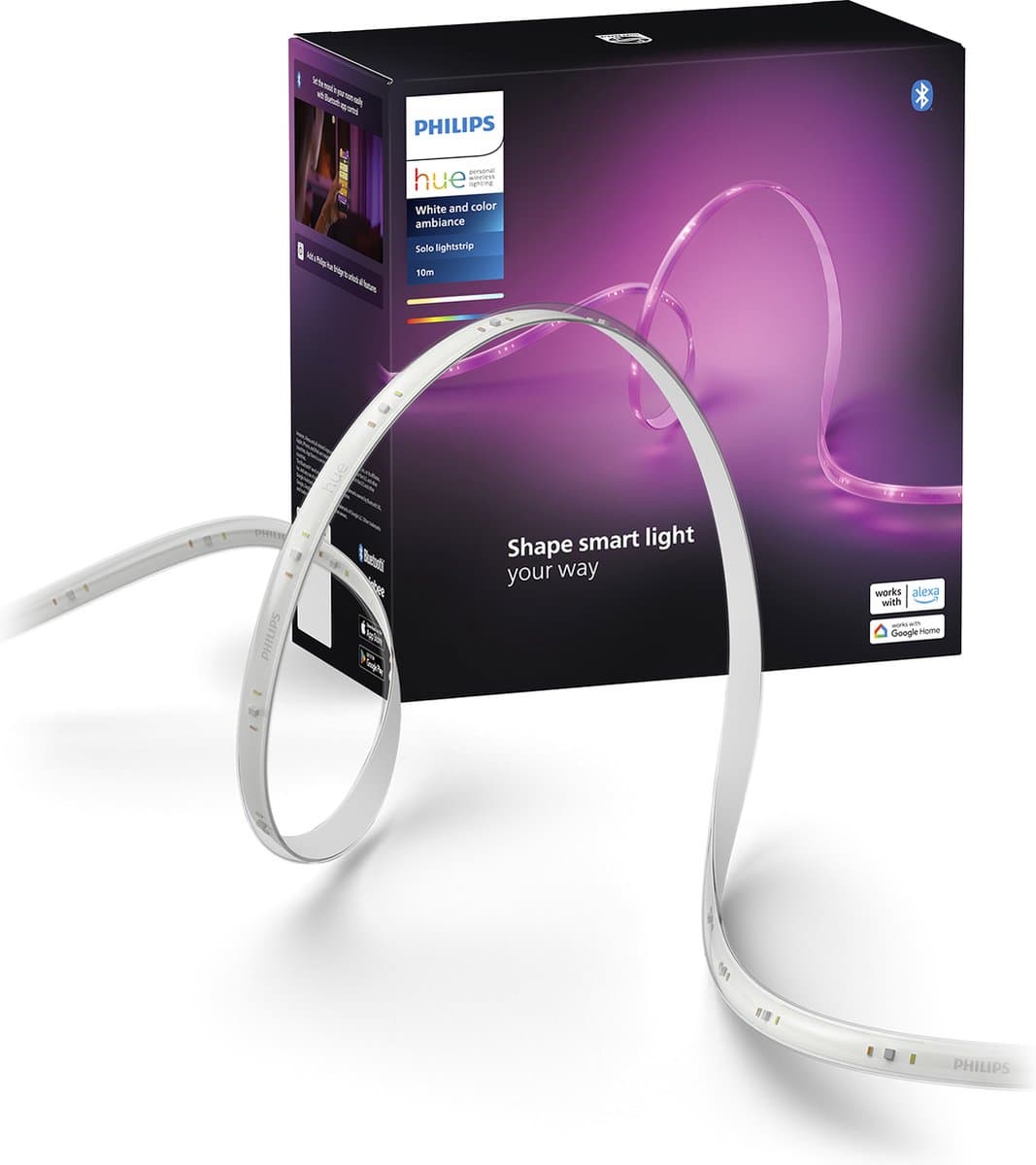 Philips Hue Solo led strip - wit en gekleurd licht - 10m