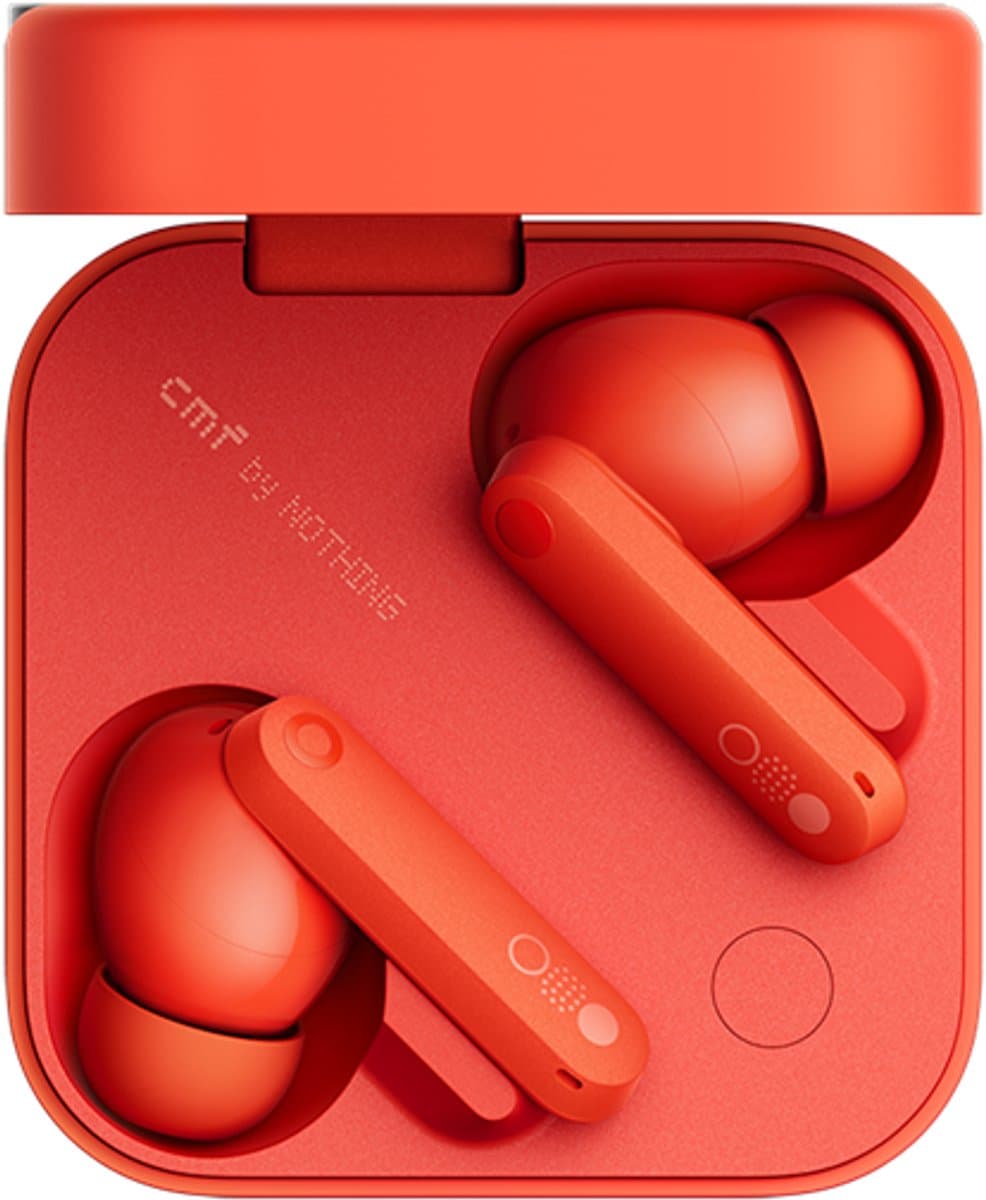 CMF by Nothing Buds Pro 2 - Draadloze Oordopjes met Smart Dial - 50dB Noise Cancelling - Oranje (Orange)
