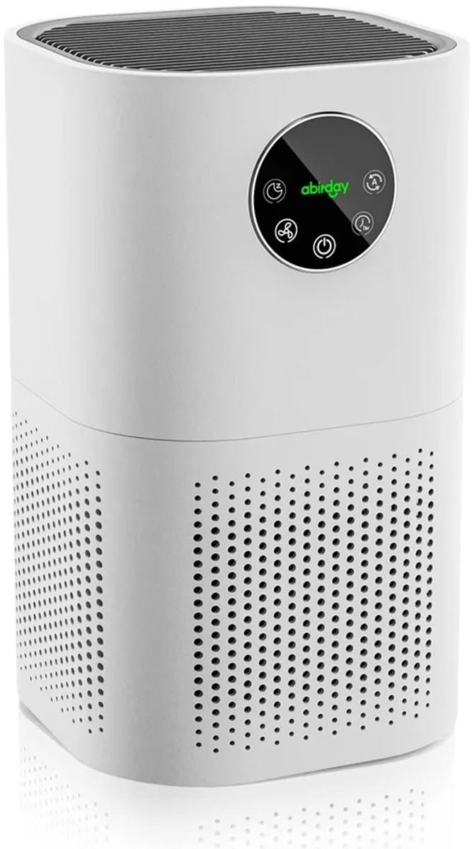 MIAAD luchtreiniger - Air purifier - Luchtreiniger met HEPA filter - voor huisallergieën en huisdierenhaar, rokers in de slaapkamer