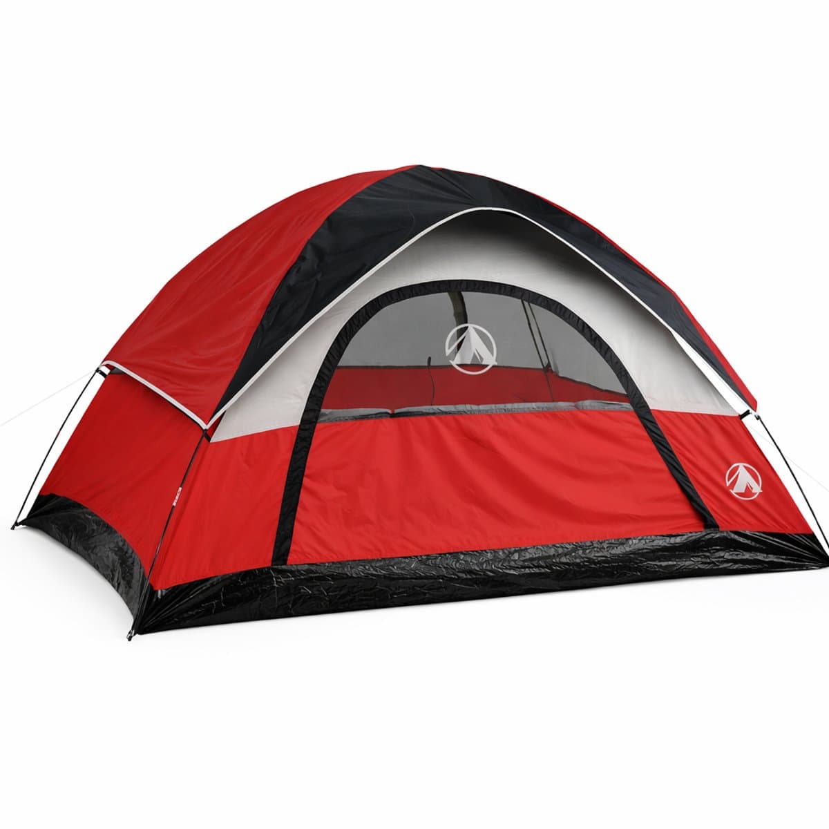 Eurocatch Campingtent 240x210x130 cm - Koepeltent, Waterdicht & UV-bestendig, Voor 4 Personen
