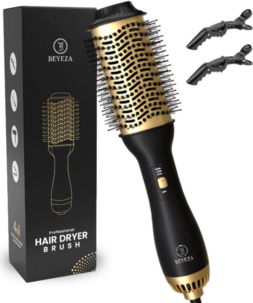 Beyeza Fohnborstel - Haardroger met Borstel - Airstyler - Fohn en Krulborstel - Thermal Brush - Fohnborstels - Multistyler - Warmteborstel Haarstyler