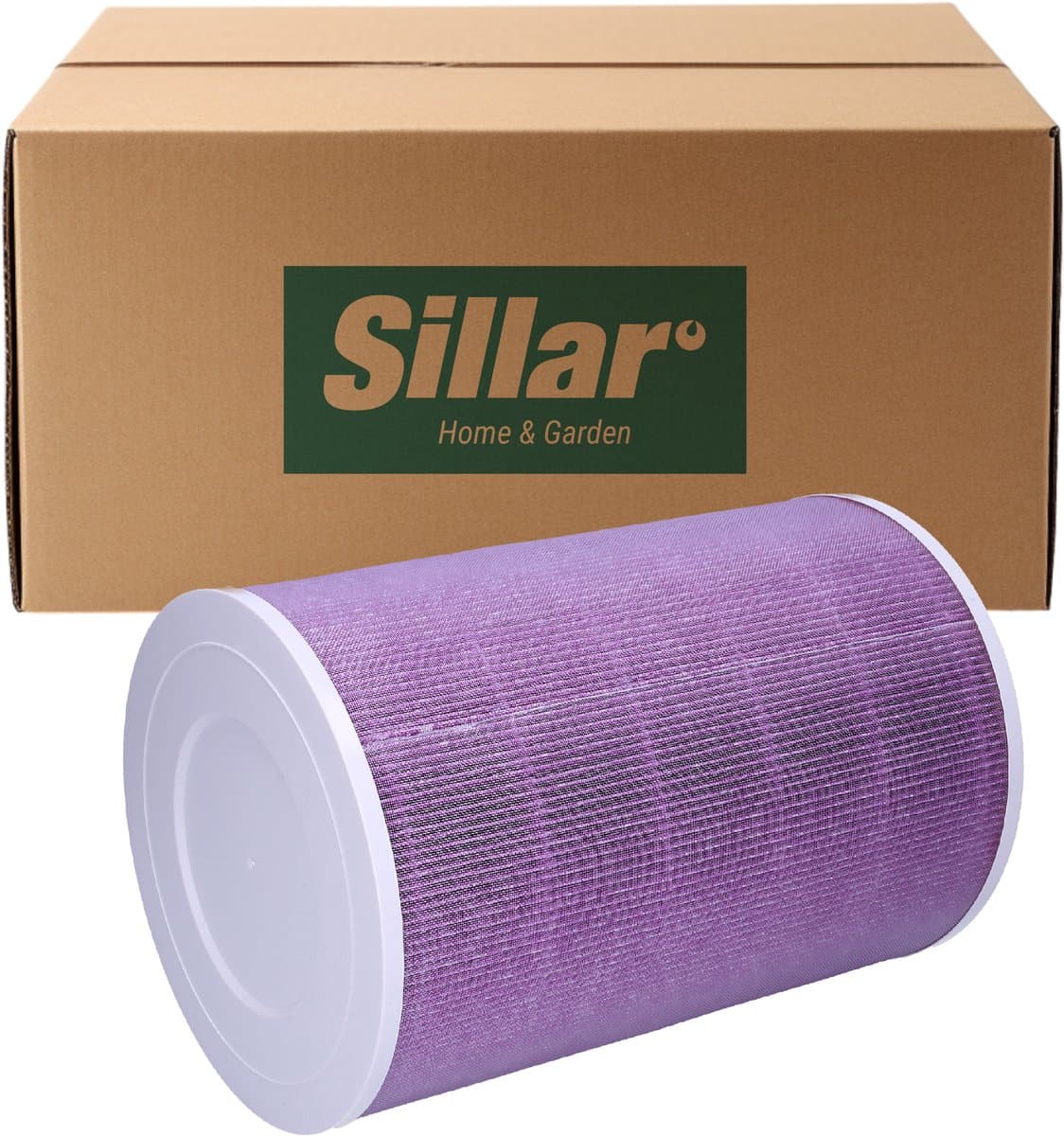 Sillar, HEPA-filter voor luchtreiniger, antibacterieel, filter met actieve kool, geschikt voor Xiaomi Mi Purifier, vervanging voor Xiaomi Mi Purifier H13, voorzien van RFID-chip, 1 stuk
