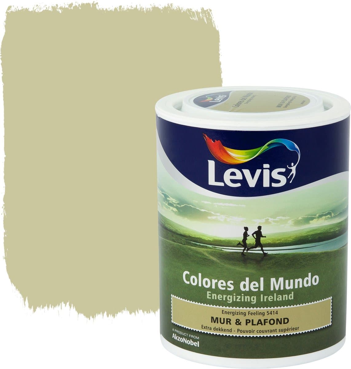 Levis Colores del Mundo Muur- & Plafondverf - Energizing Feeling - Mat - 1 liter