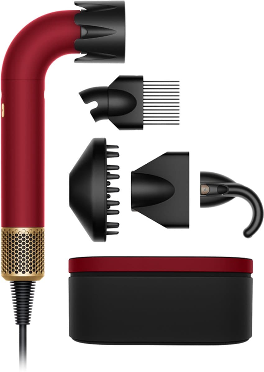 Dyson Supersonic r Curly+Coily - Föhn - Red Velvet/Goud
