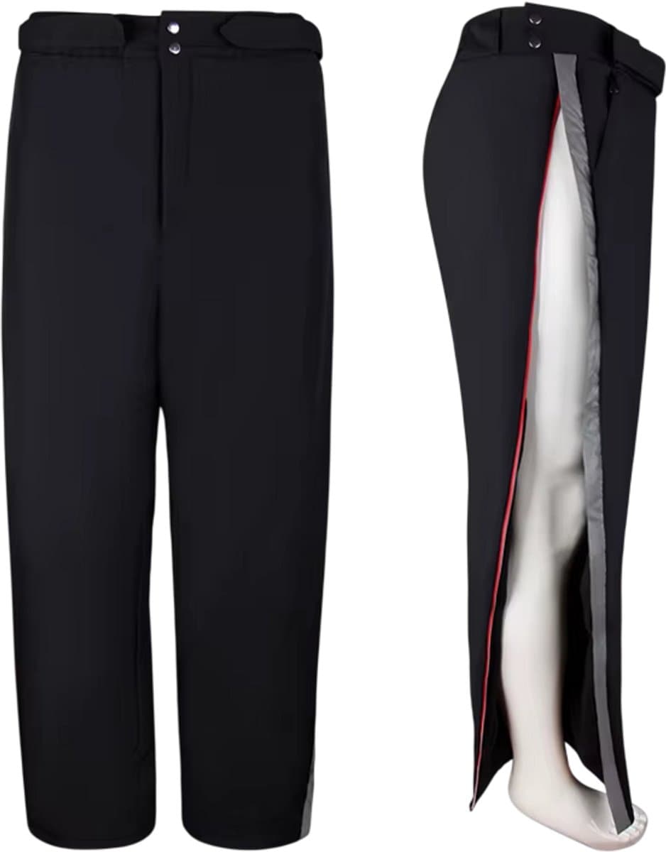 Winter Motorbroek Heren – Waterdichte & Winddichte Motorbroek met Kniebeschermers, Thermische Motorlegging voor Motor Rijden, Fietsen en Outdoor Gebruik-5XL