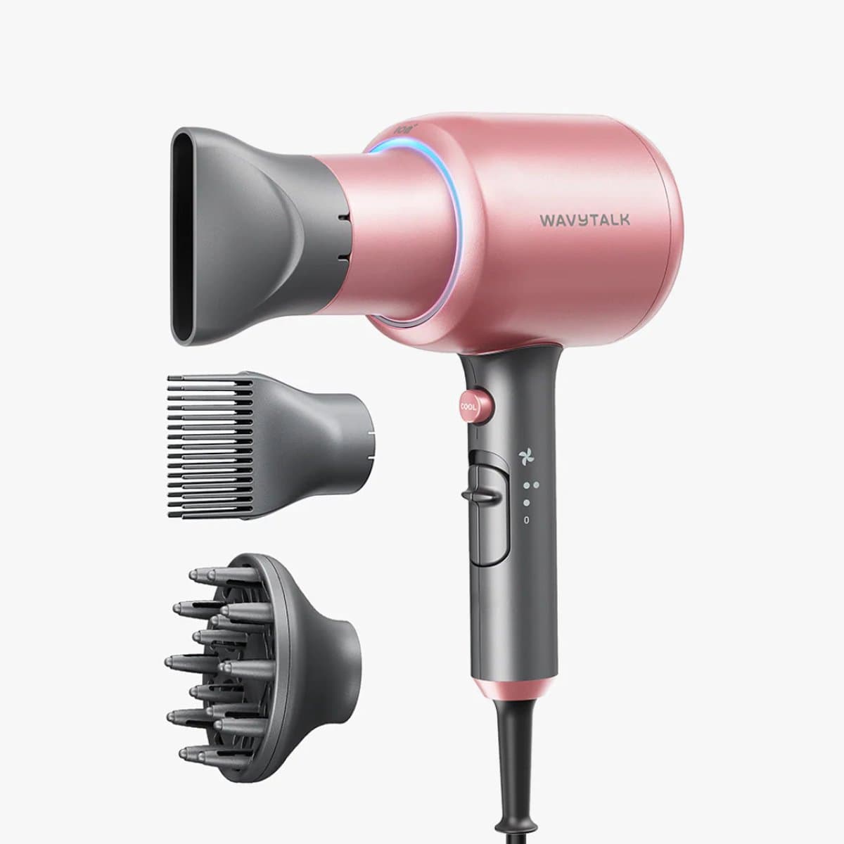 Wavytalk Blown Away - Ionic Hair Dryer - Krachtige Föhn met Ionentechnologie - Sneldrogend, Anti-Pluis & Lichtgewicht - Meerdere Warmte- en Blaasstanden
