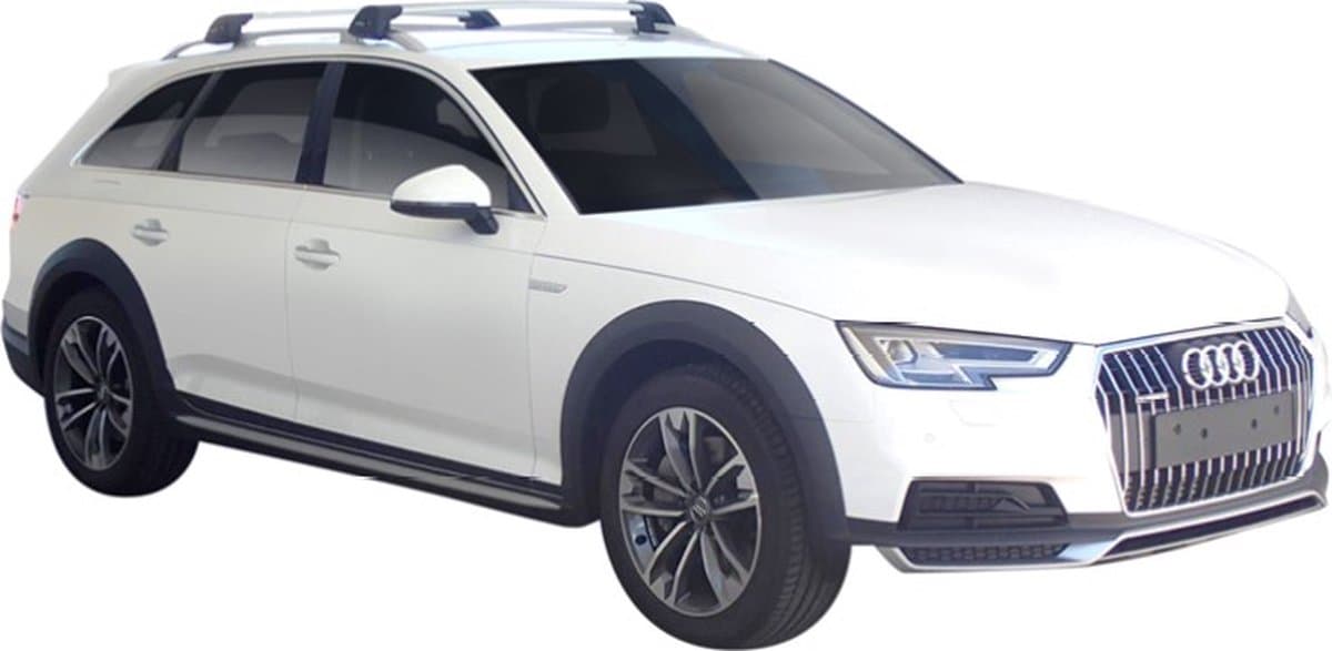 Audi A4 S4 RS4 Allroad 5drs Estate 2016 - heden Premium Dakdrager Zwart Whispbar Auto Exterieur Accessoires