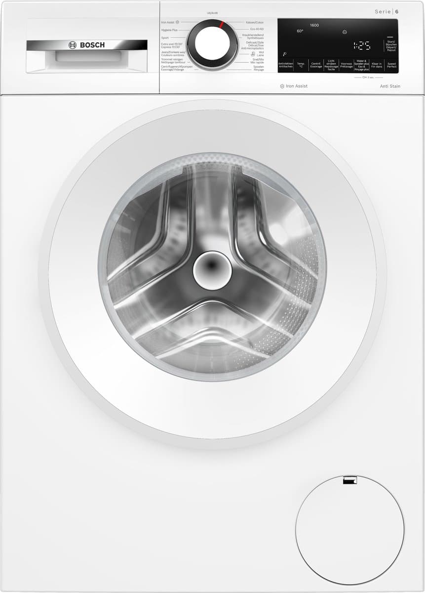 Bosch Serie 6 - WGG246ZEFG - Wasmachine - Wasmachine met stoom - 1600 rpm - 9 kg - Energielabel A - Iron Assist: vermindert kreukels tot 50% - NL/FR Display - Bespaar water met ActiveWater Plus