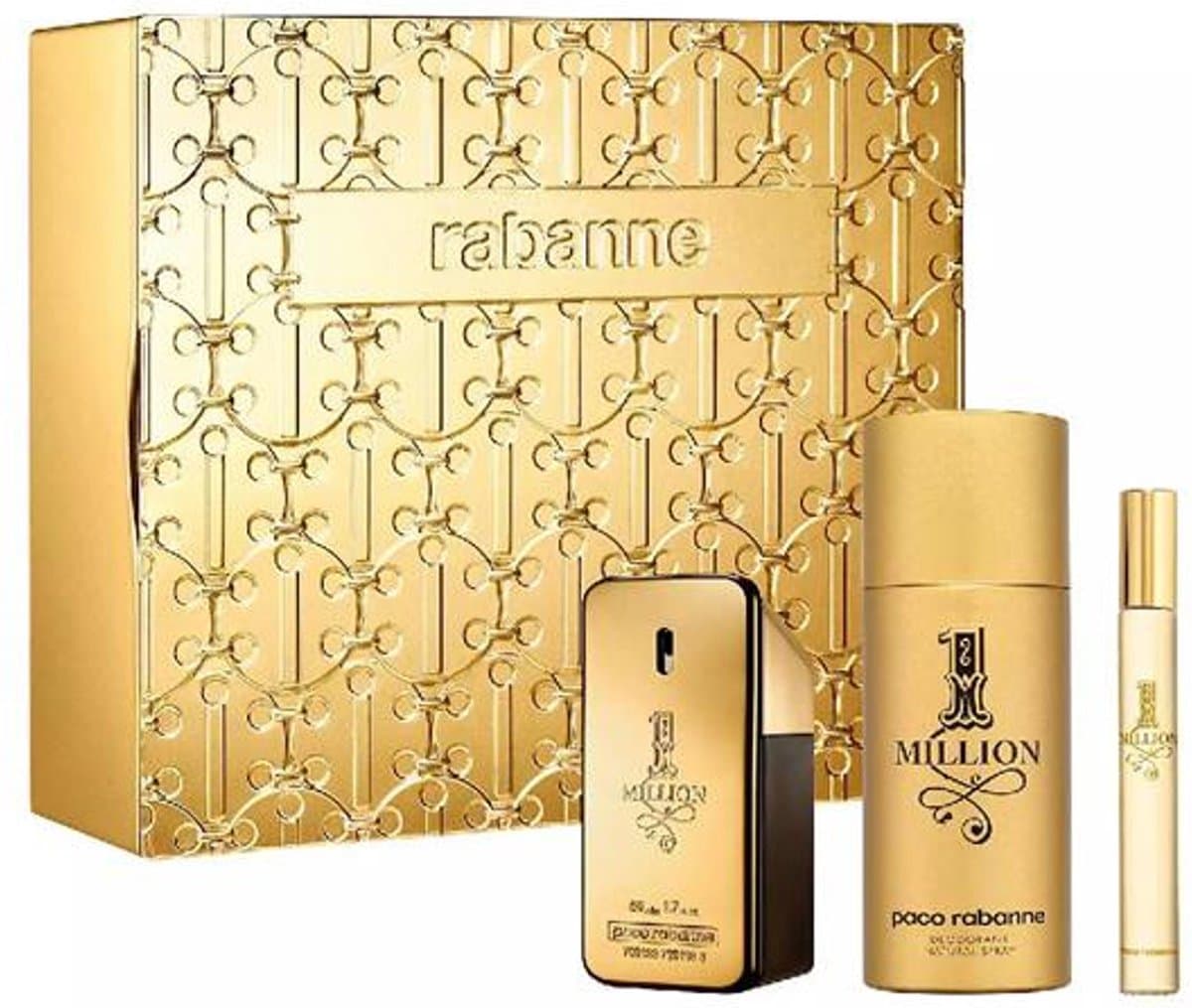 Paco Rabanne 1 Million Set - Eau de Toilette, Deodorant & Travel Spray