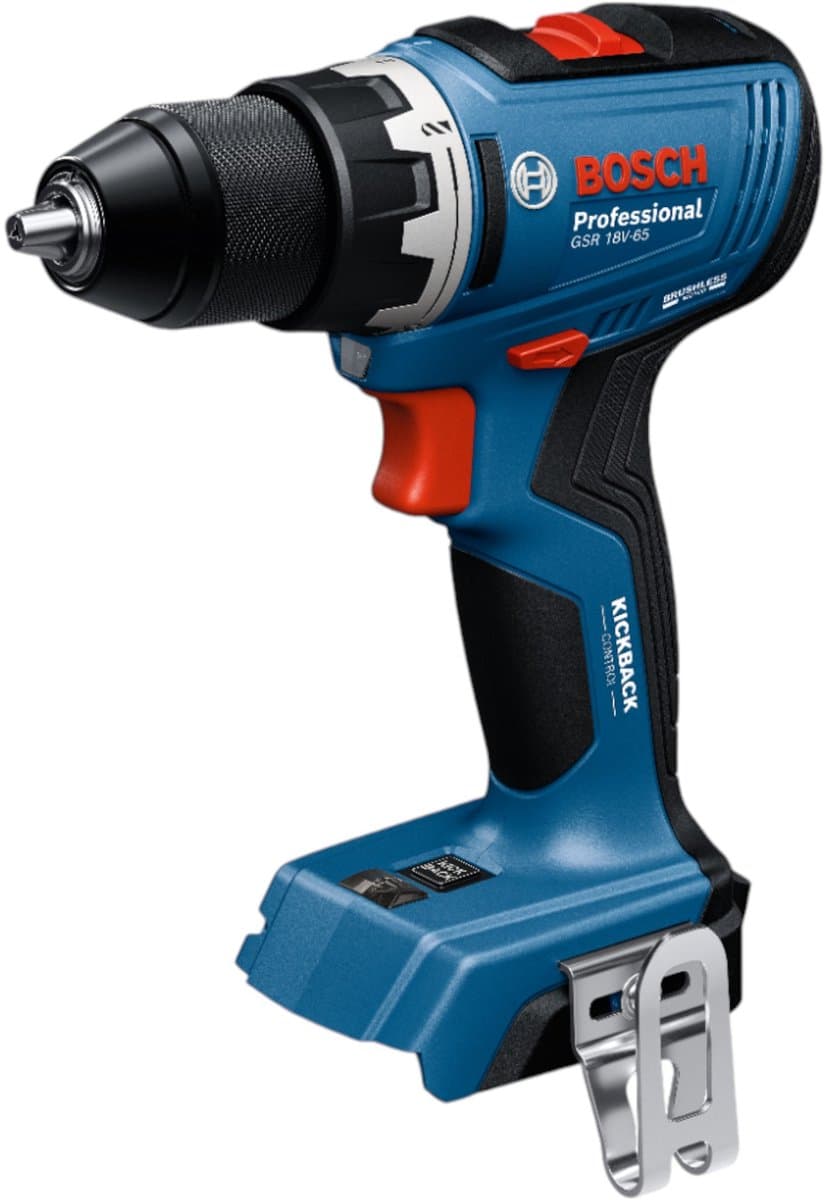 Bosch Professional GSR 18V-65 - Accu schroefboormachine - 18V - Basic Body - 06019N3200