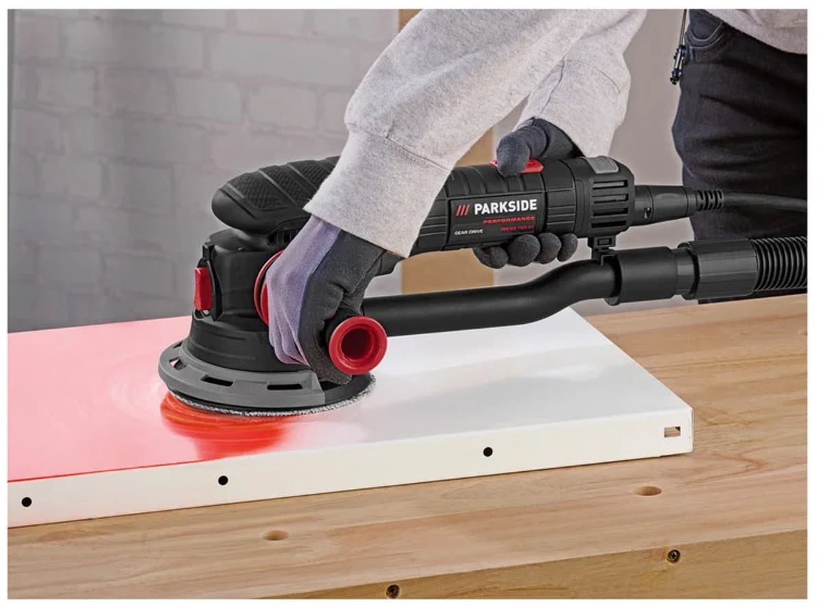 Parkside Performance Excentrische schuurmachine 750W - 6-traps instelbaar toerental - Inclusief koffer