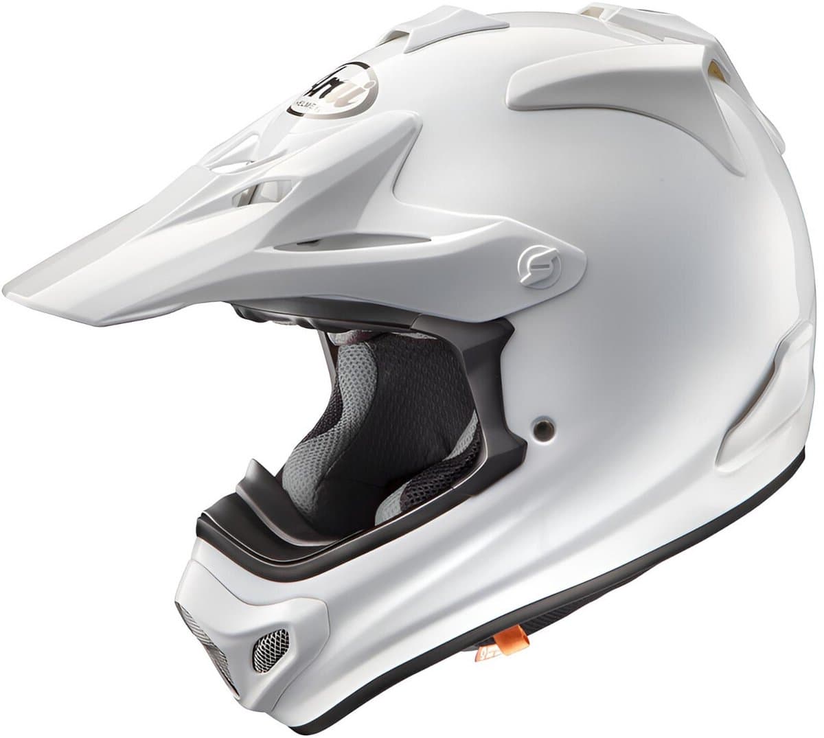 Arai MX-V EVO Solid Wit Crosshelm - Helm