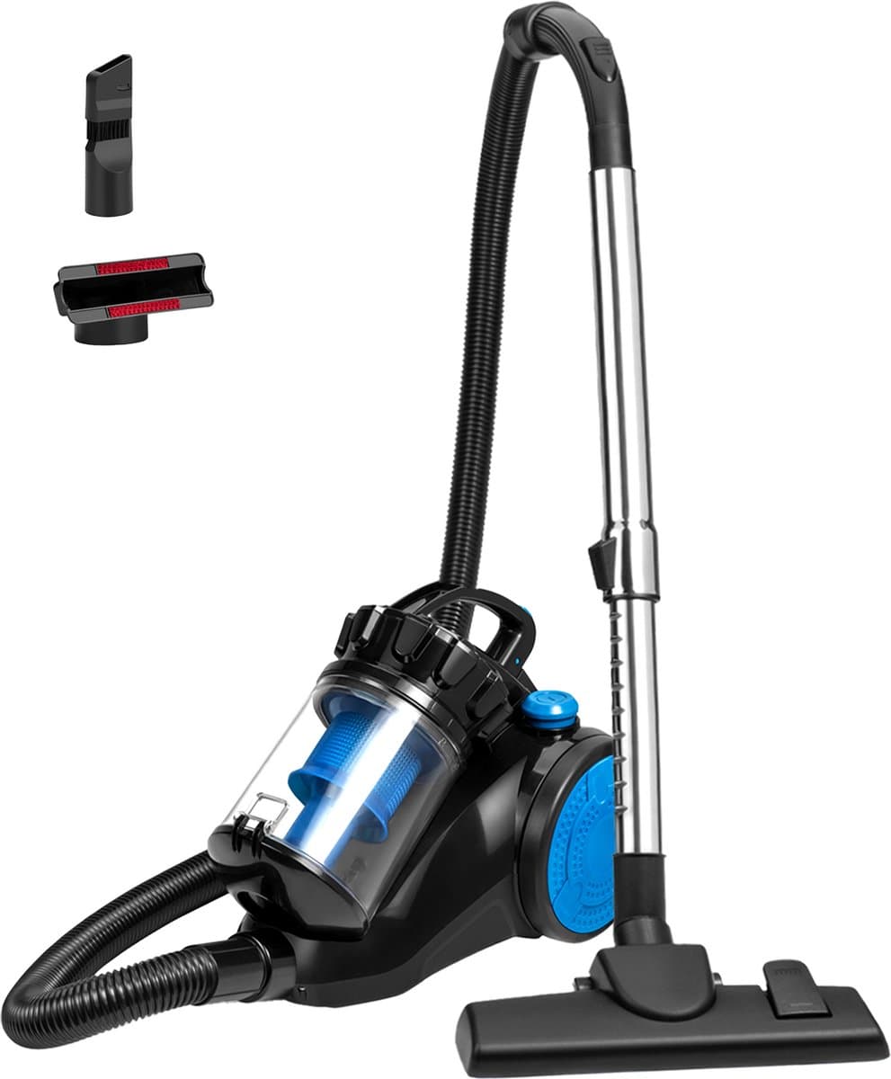 Sanovy ProPower-9100+ Krachtige Stofzuiger Zonder Zak - 3L - Compact - Blauw