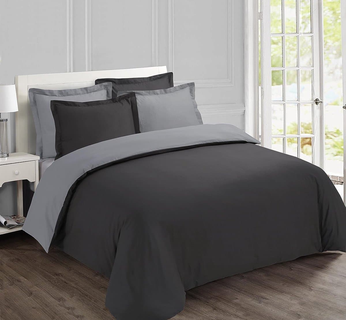 Luxe dekbedovertrek - omkeerbaar dekbed - 240 x 220 Hoeslaken