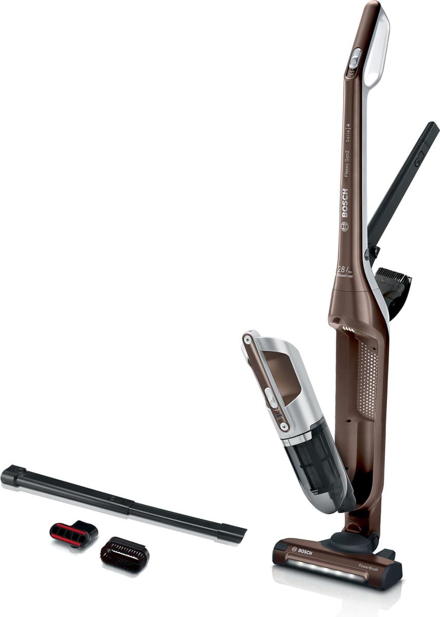Bosch serie 4 BCH3K2852 - draadloze steelstofzuiger - Bruin