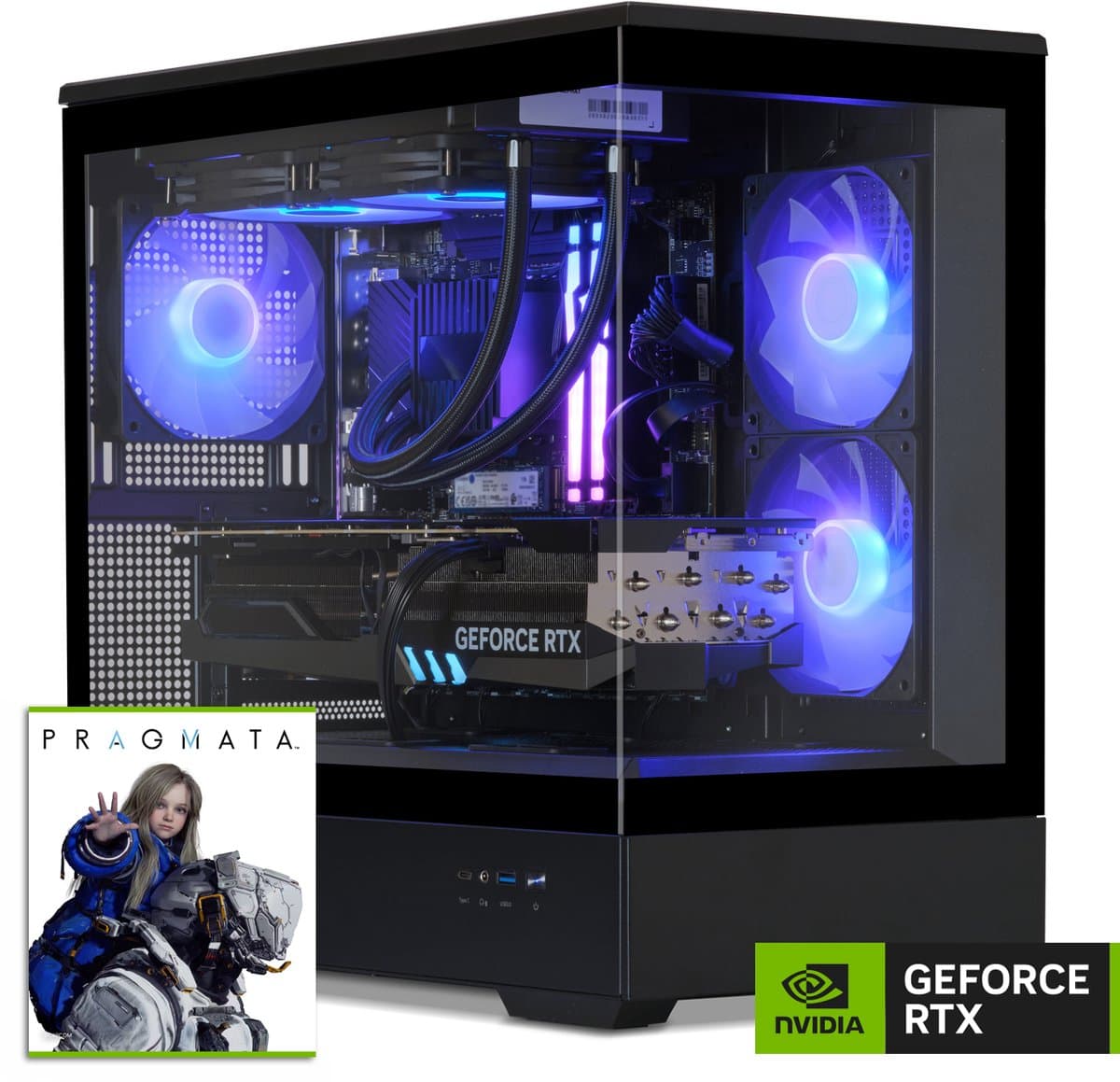 Sedatech Pro Gaming PC Waterkoeling Full Vision • Intel i9-14900KF 24x 3.2GHz • Geforce RTX5070Ti • 32Gb DDR5 • 2Tb SSD M.2 • WiFi • Bluetooth, USB C • Windows 11 • Desktop computer