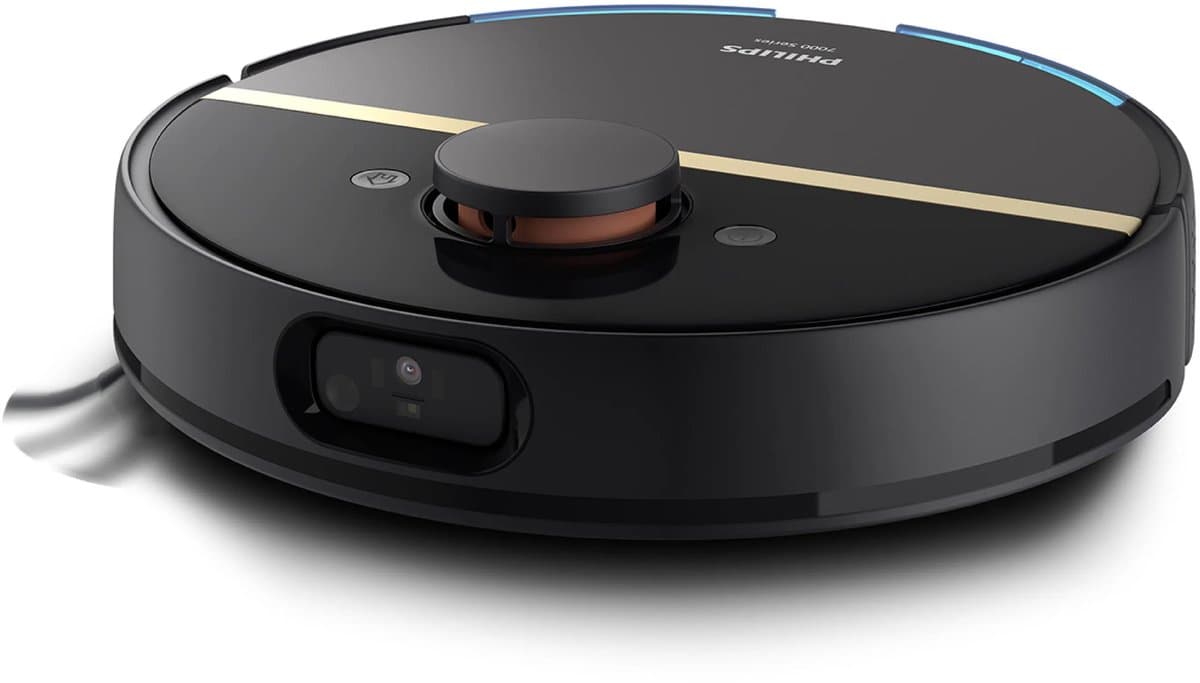 Philips HomeRun Aqua 7000 Series XU7000/01 - Robotstofzuiger met Dweilfunctie - Zwart / Goud - App Connected